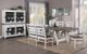 ECI Furniture La Sierra Distressed White/Grayish-Brown Bench-1