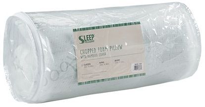 Olliix by Sleep Philosophy Ivory Queen Bamboo Shredded Memory Foam Pillow-3