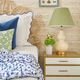 Laura Park Designs Navy/White King Scalloped Duvet Cover-1