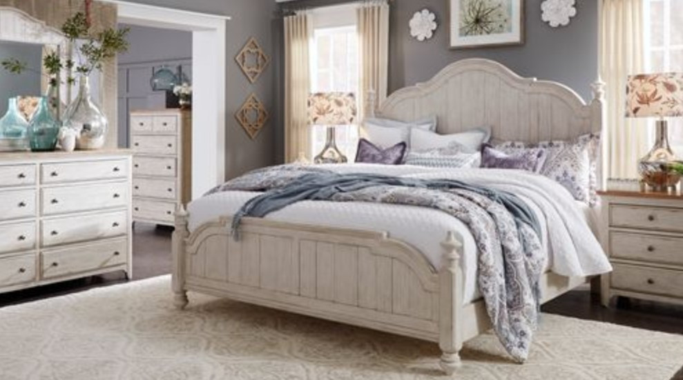 Farmhouse poster bed sales