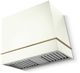 La Cornue Cornufé Loge 36" Pure White Wall Mounted Range Hood with Polished Brass Trim-0