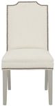 Fairfield® Customizable Empire Short Back Dining Chair with Sheer Dove Legs-1