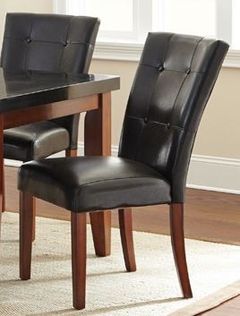 Steve Silver Co. Granite Bello Black Parsons Chair