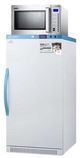 Summit® White MOMCUBE Breast Milk Refrigerator with Microwave-1