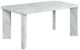 Elements International Bellini White Dining Table-0