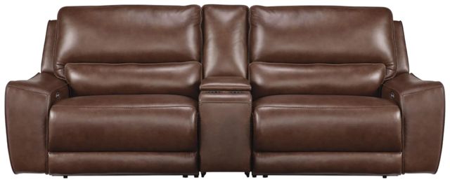 Signature Design by Ashley® DeepWakes 3-Piece Canyon Power Reclining Small Spaced Sectional-0