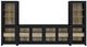 Coaster® Denison 3-Piece Black Entertainment Center-0