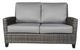 CabanaCoast® Customizable Sedona SOL Weave® Wicker Outdoor Loveseat-1