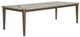 Michael Amini® Valise Amazon Tan Gator Dining Table With Brown Base-1