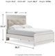 Signature Design by Ashley® Altyra White Youth Full Panel Bed-3