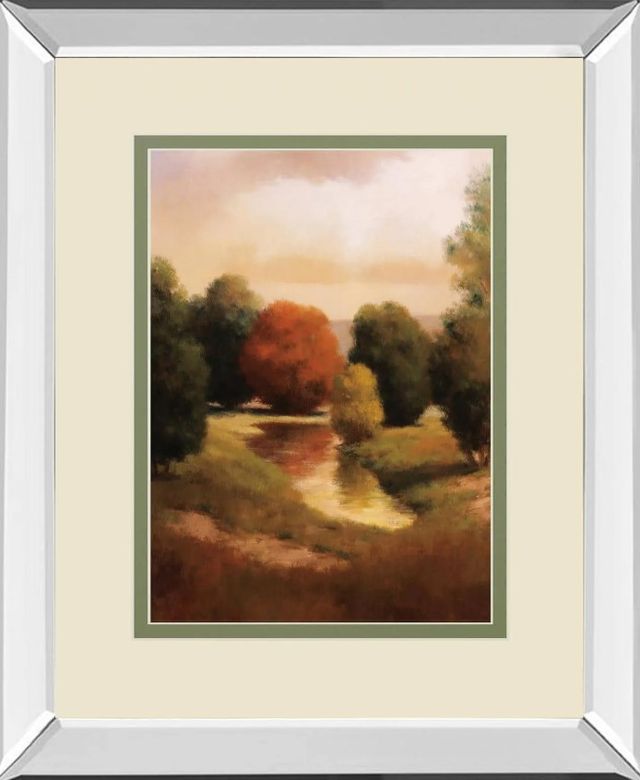 Classy Art Summer’s Passage II by Udell Mirrored Frame Wall Art-0