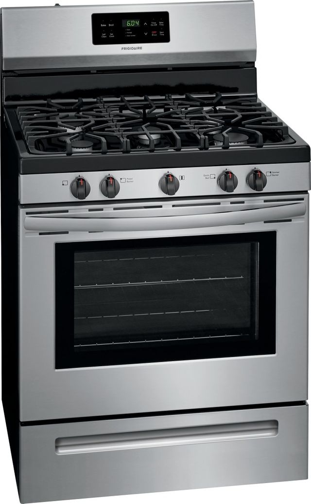 Frigidaire® 30" Stainless Steel Freestanding Gas Range-1