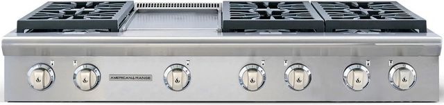 American Range Legend Series 48" Stainless Steel Gas Rangetop-0