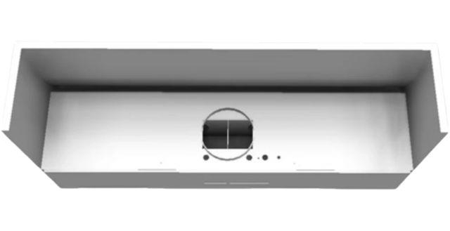 Vent-A-Hood® 54" White Wall Mounted Range Hood-1