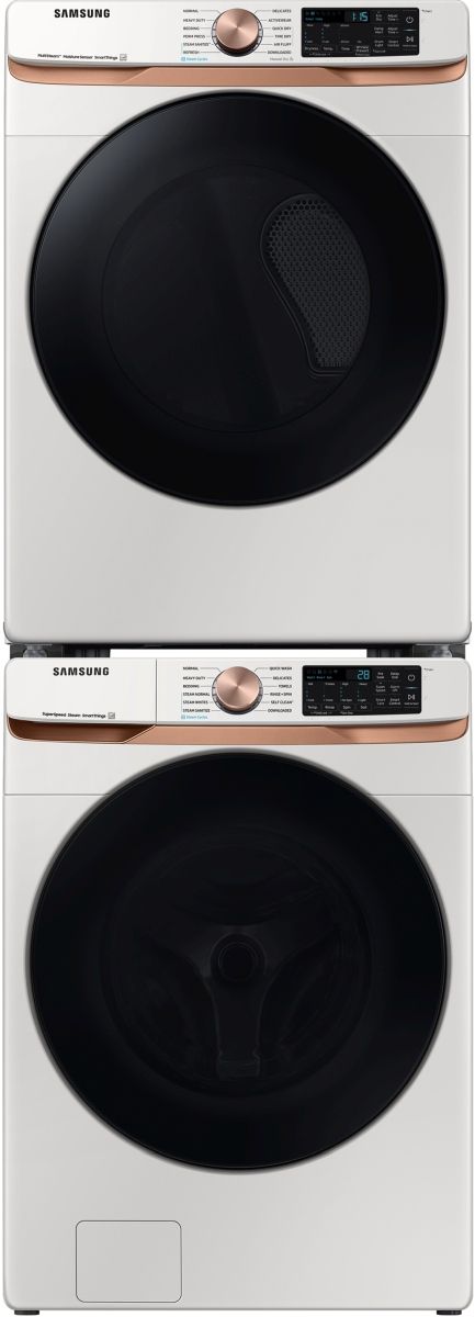 Samsung Ivory Front Load Laundry Pair-4
