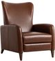 Four Hands Neera Dulane Mahogany Manual Recliner-0