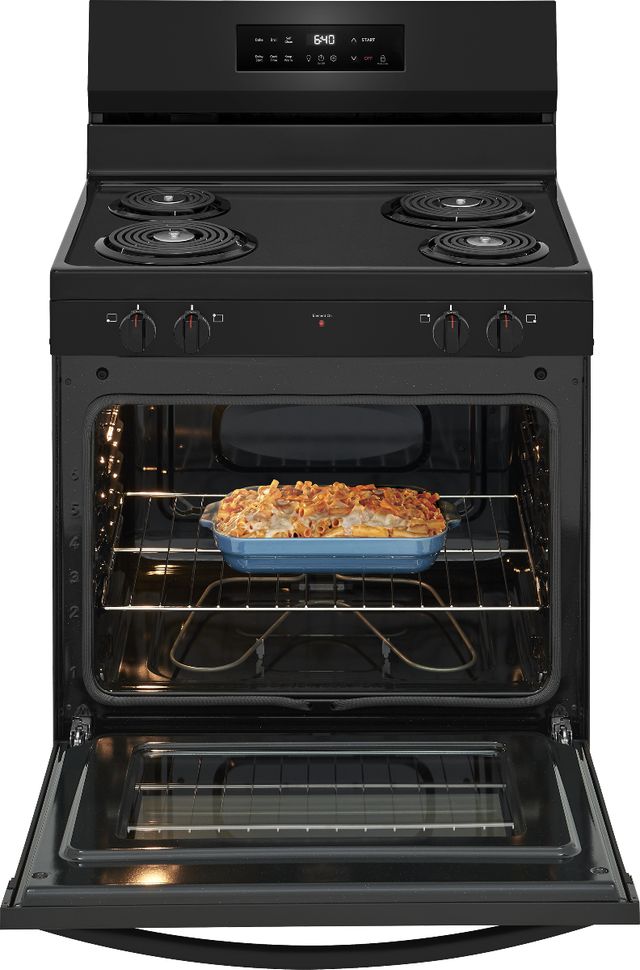 Frigidaire® 30” Black Freestanding Electric Range-3