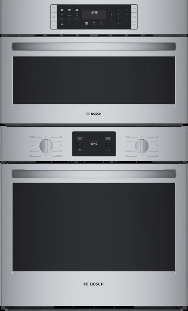 Bosch 500 Series 30" Stainless Steel Built In Oven/Micro Combination Electric Wall Oven-0