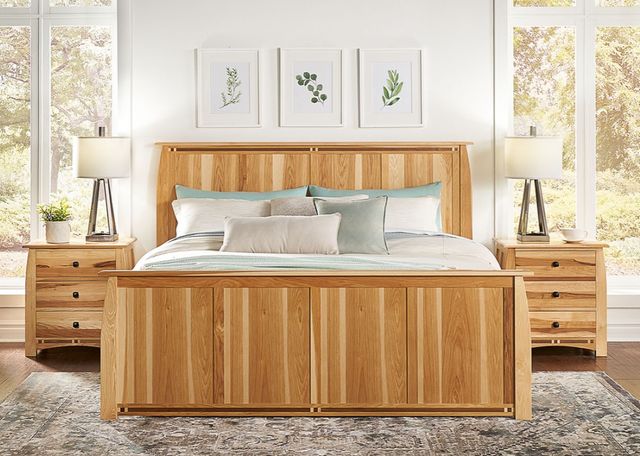 A-America® Adamstown Natural Queen Panel Bed-1