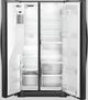 Whirlpool® 36 in. 20.6 Cu. Ft. Black Counter Depth Side-By-Side Refrigerator-3