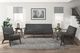 Homelegance® Carlson Dark Gray/Dark Walnut Sofa-3