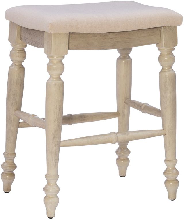 Linon Marino Antique White Counter Stool-0