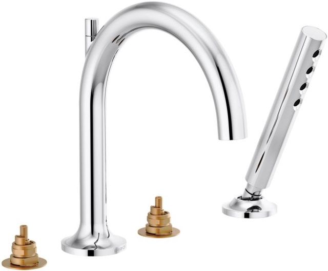 Brizo Odin® Polished Chrome Tub Faucet with Handshower-0
