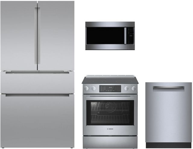 Bosch 4 Piece Stainless Steel Kitchen Package