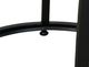 International Furniture Direct Blackburn Brown Cocktail Table with Blacksmithing Matte Black Base-4