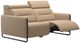 Stressless® by Ekornes® Emily Beige Power Reclining Loveseat with Steel Base-1
