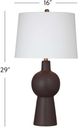 Bassett Mirror Groton Chocolate Table Lamp-3