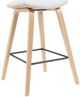 Armen Living Fox Oak/White Barstool-4