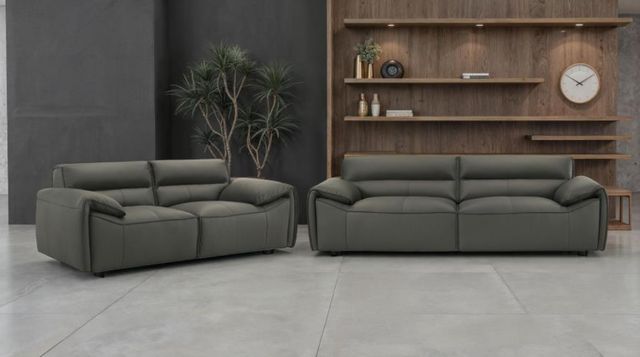 Coaster® Buxton 2-Piece Graphite Living Room Seating Set -1