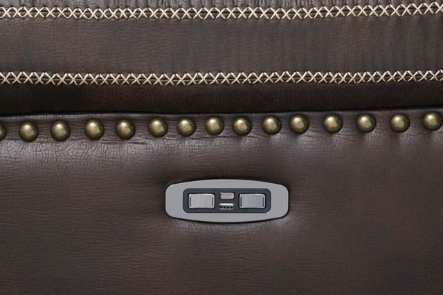 Coaster® Wixom Brown Power Glider Recliner-3