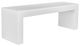 Moe's Home Collection Lazarus White Concrete Outdoor Bench-0