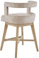 Olliix by Madison Park Cream Glenwood Swivel Counter Stool-3