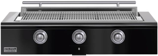 Caliber™ Rockwell Social 3-Burner Gloss Black Built-In Liquid Propane Grill with Stainless Steel Hardware-0