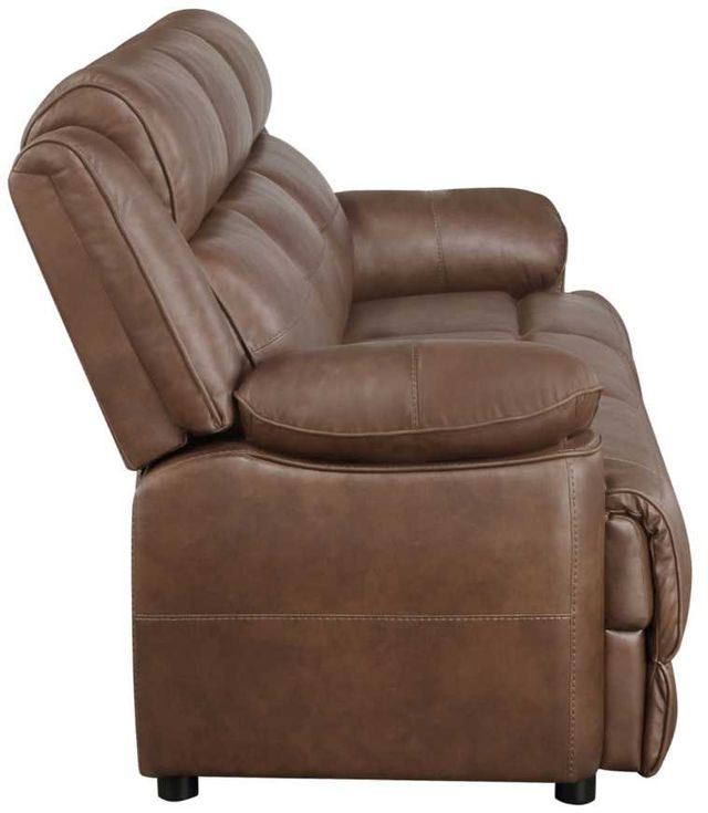 Coaster® Ellington Dark Brown Upholstered Padded Arm Sofa-2
