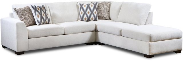 Peak Living Worland 3-Piece Snow Left-Arm Facing Loveseat Sectional and Chaise-0