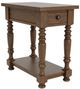 Riverside Furniture Eastlake Whiskey Oak Chairside Table-0
