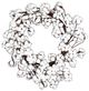 A & B Home Cotton Flower Wreath-0