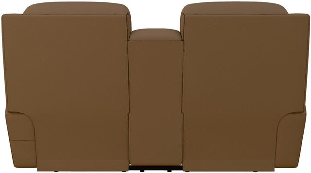 La-Z-Boy® Dorian Camel Manual Reclining Loveseat with Console-3