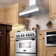 ZLINE 60" Stainless Steel Professional Convertible Vent Wall Mount Range Hood with Crown Molding-1