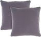 Nourison Home™ Lifestyle 2-Piece Charcoal Cotton Knitted Throw Pillows Set-1