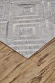 Feizy Fannin Bisque/Storm 9'6" x 13'6" Rug-1