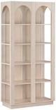 Crestview Alina Cream 5-Shelf Bookcase-0