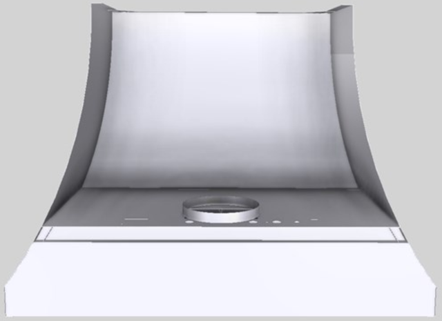 Vent-A-Hood® Designer Series 42" White Wall Mounted Range Hood-3
