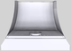 Vent-A-Hood® Designer Series 42" White Wall Mounted Range Hood-3