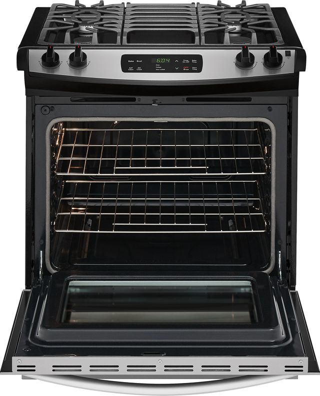 Frigidaire® 30" Stainless Steel Slide-In Gas Range-1