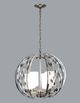 YHD Brushed Nickel 4-Light Chandelier-1